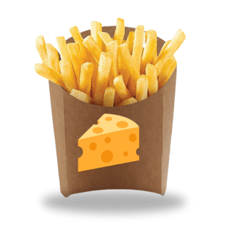Картопля фрі сирна 🧀